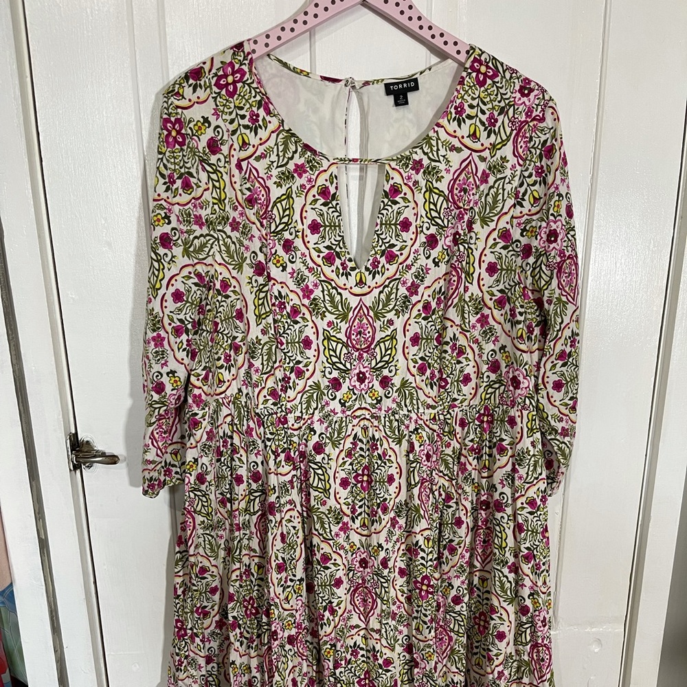 TORRID 70sish Mini Dress